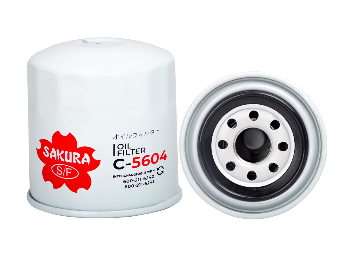Filtro de aceite SAKURA C5604 para ALASKA DIESEL, ATLAS COPCO y 2 marcas más
