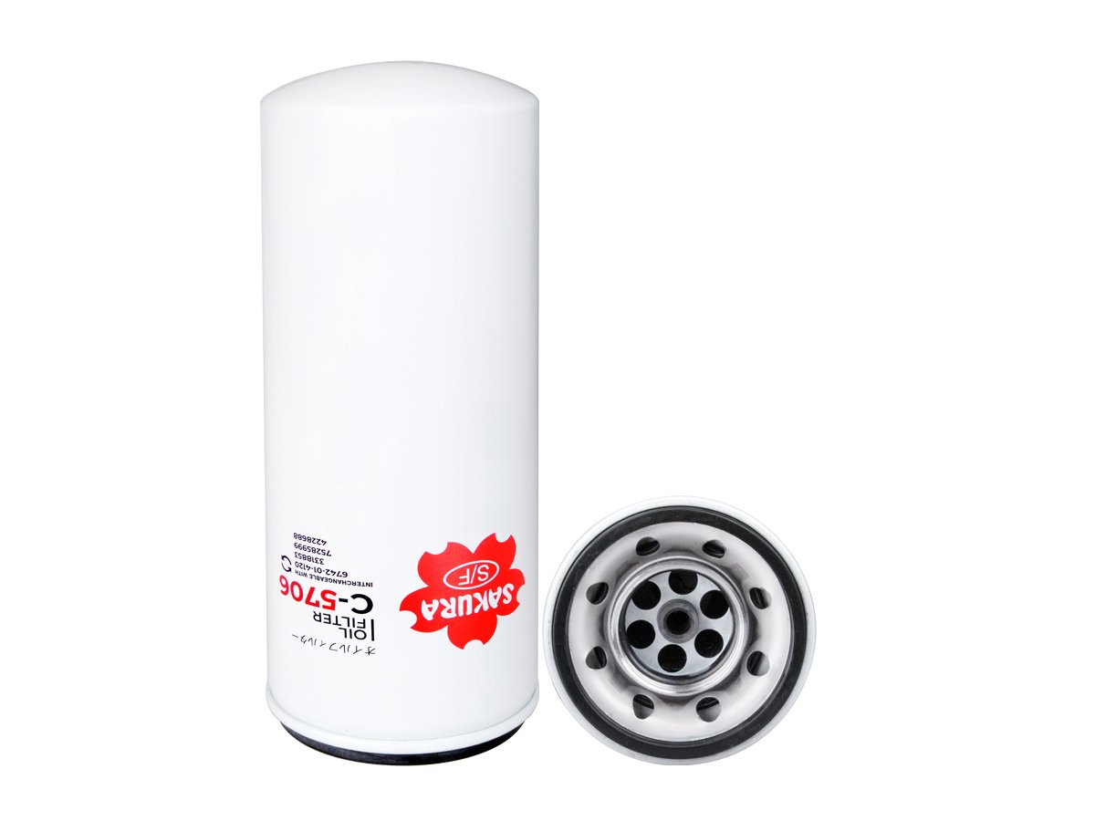 C5706 Filtro de aceite SAKURA C5706 para ADCM, AGCO y 20 marcas más