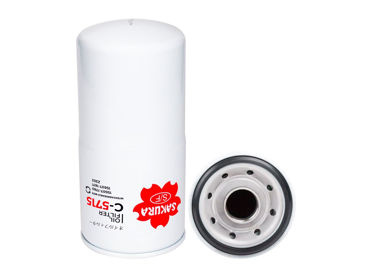 C5715 Filtro de aceite SAKURA C5715 para ADCM, AIRMAN y 88 marcas más