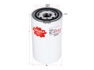 Filtro de aceite SAKURA C5734 para CASE y CUMMINS