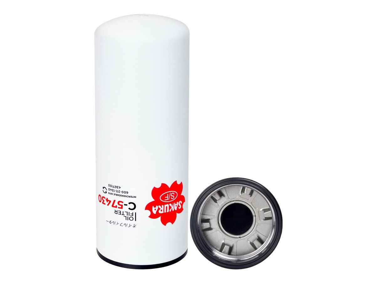 C57430 Filtro de aceite SAKURA C57430 para CASE, CUMMINS y 6 marcas más