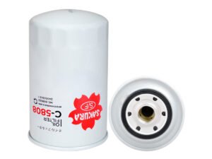 Filtro de aceite SAKURA C5808 para CATERPILLAR, KOBELCO y MITSUBISHI