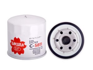 Filtro de aceite SAKURA C5811 para CATERPILLAR, HYUNDAI y 4 marcas más