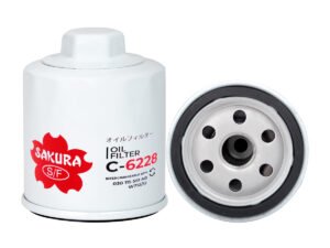 Filtro de aceite SAKURA C6228 para AUDI, SEAT y 2 marcas más