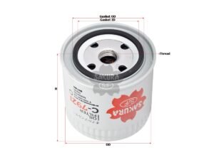 Filtro de aceite SAKURA C7921 para AGRIA, AKERMAN y 27 marcas más