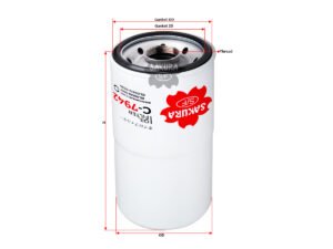 Filtro de aceite SAKURA C7942 para DAEWOO