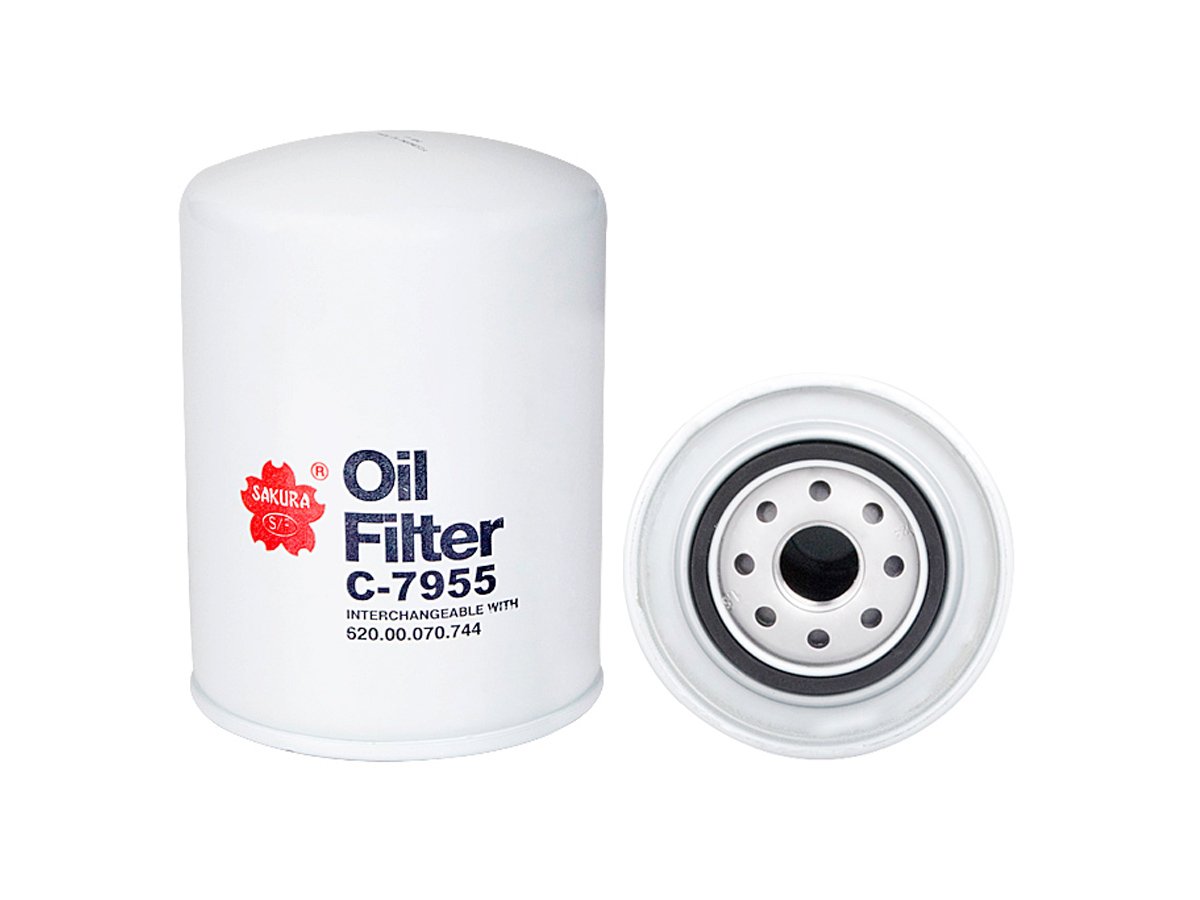 C7955 Filtro de aceite SAKURA C7955 para AGCO, CASE y 9 marcas más