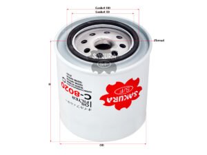 Filtro de aceite SAKURA C8020 para DATSUN, FORD y NISSAN