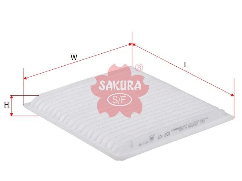 Filtro de cabina SAKURA CA1103 para LEXUS, MAZDA y 3 marcas más