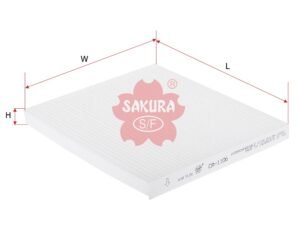 Filtro de cabina SAKURA CA1106 para TOYOTA