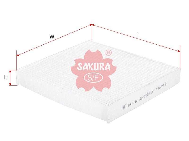 Filtro de cabina SAKURA CA1114 para DAIHATSU, JAGUAR y 8 marcas más