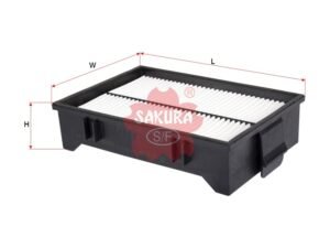 Filtro de cabina SAKURA CA27020 para HITACHI