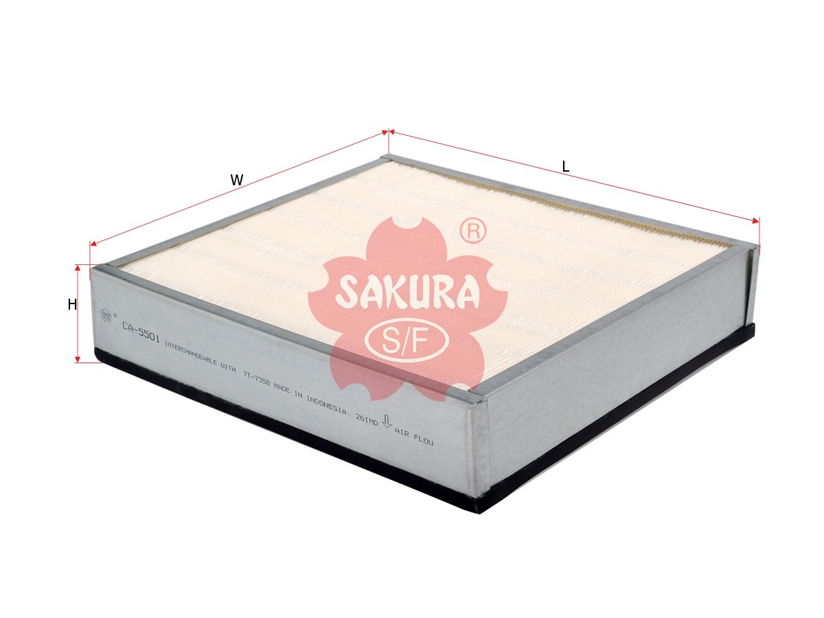 CA5501 Filtro de cabina SAKURA CA5501 para CATERPILLAR
