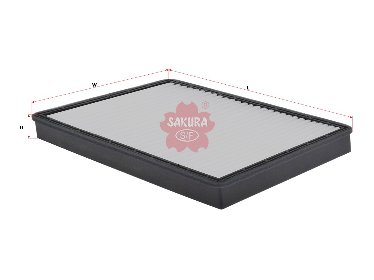 CA65180 Filtro de cabina SAKURA CA65180 para CHEVROLET, GMC y 3 marcas más