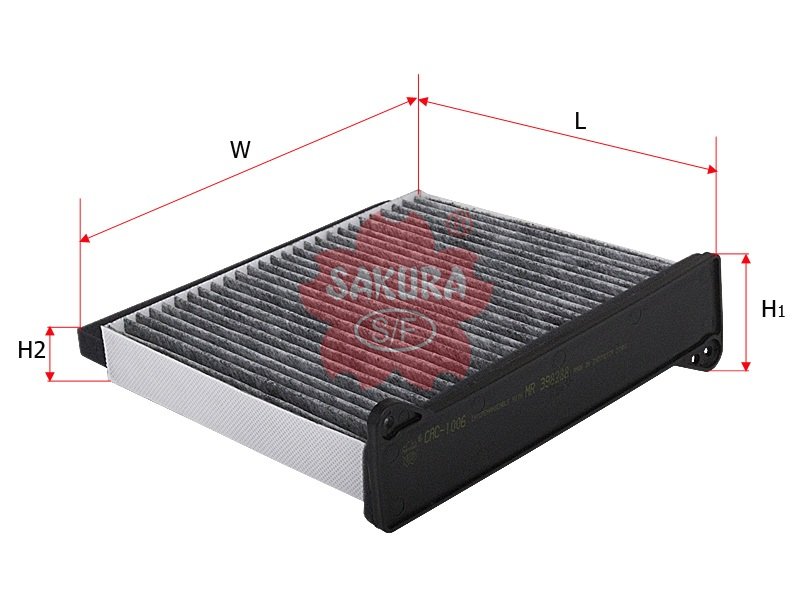CAC1006 Filtro de cabina SAKURA CAC1006 para MITSUBISHI