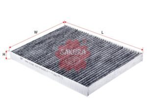 Filtro de cabina SAKURA CAC3102 para AUDI, SEAT y 3 marcas más