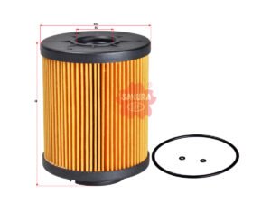 Filtro de combustible SAKURA EF13180 para HINO