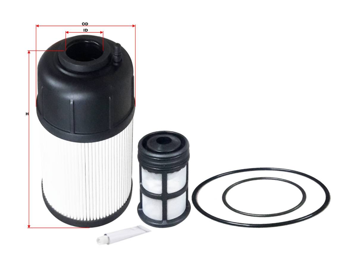 EF73080KIT Filtro de combustible SAKURA EF73080KIT para DETROIT DIESEL, FREIGHTLINER y WESTERN STAR