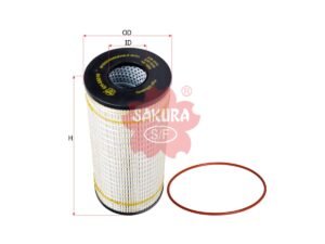 Filtro de aceite hidráulico SAKURA EH55010 para CATERPILLAR