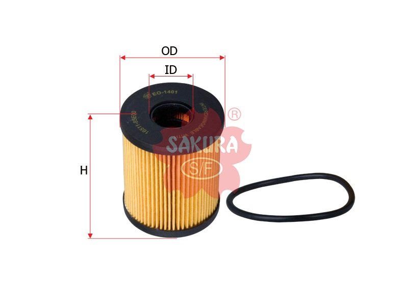 Filtro de aceite SAKURA EO1401 para ALFA ROMEO, CHRYSLER y 10 marcas más