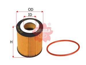 Filtro de aceite SAKURA EO2301 para CADILLAC, CHEVROLET y 5 marcas más