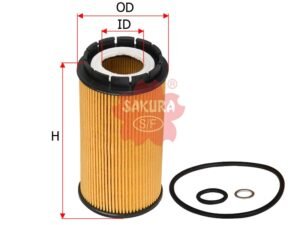 Filtro de aceite SAKURA EO2801 para CHRYSLER, HYUNDAI y 2 marcas más