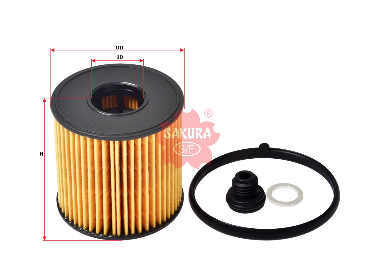 EO28170 Filtro de aceite SAKURA EO28170 para HYUNDAI