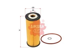 Filtro de aceite SAKURA EO3101 para AUDI, FORD y 4 marcas más