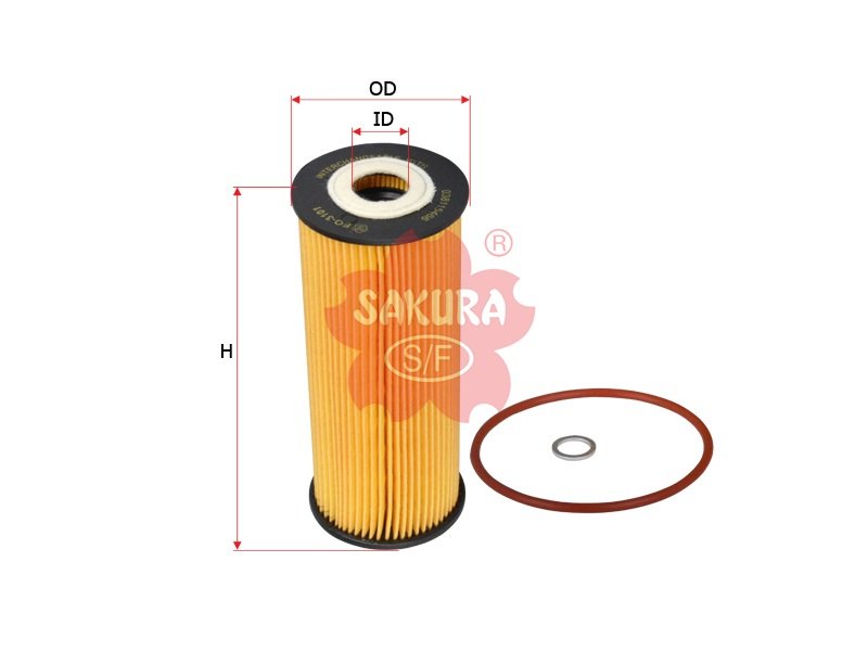 EO3101 Filtro de aceite SAKURA EO3101 para AUDI, FORD y 4 marcas más