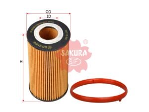 Filtro de aceite SAKURA EO31070 para AUDI, SEAT y 4 marcas más