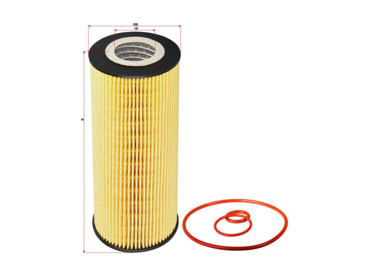 Filtro de aceite SAKURA EO83020 para SCANIA