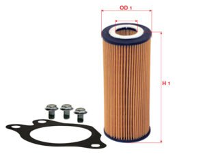 Filtro de aceite SAKURA ETE24010KIT para VOLVO
