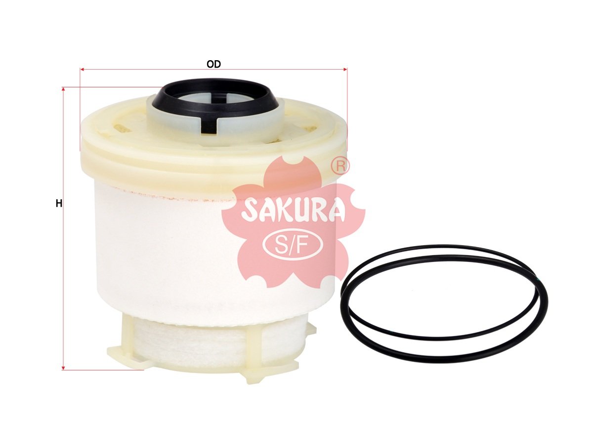 Filtro de combustible SAKURA F10200 para FORD, MITSUBISHI y TOYOTA