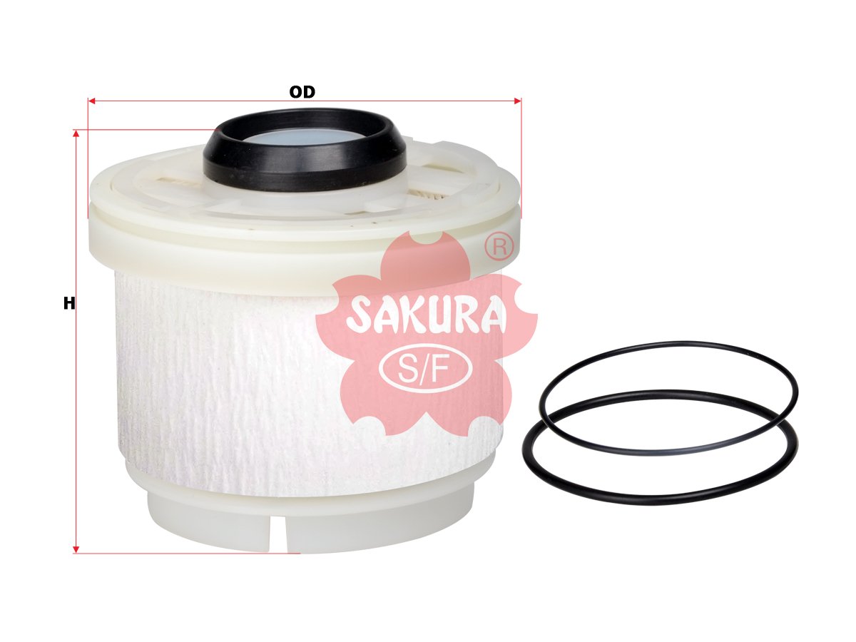 F1111 Filtro de combustible SAKURA F1111 para ISUZU, MITSUBISHI y TOYOTA