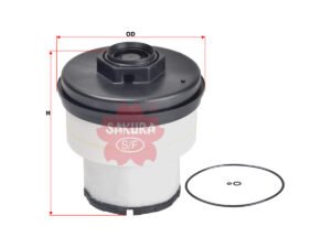 Filtro de combustible SAKURA F13140 para HINO