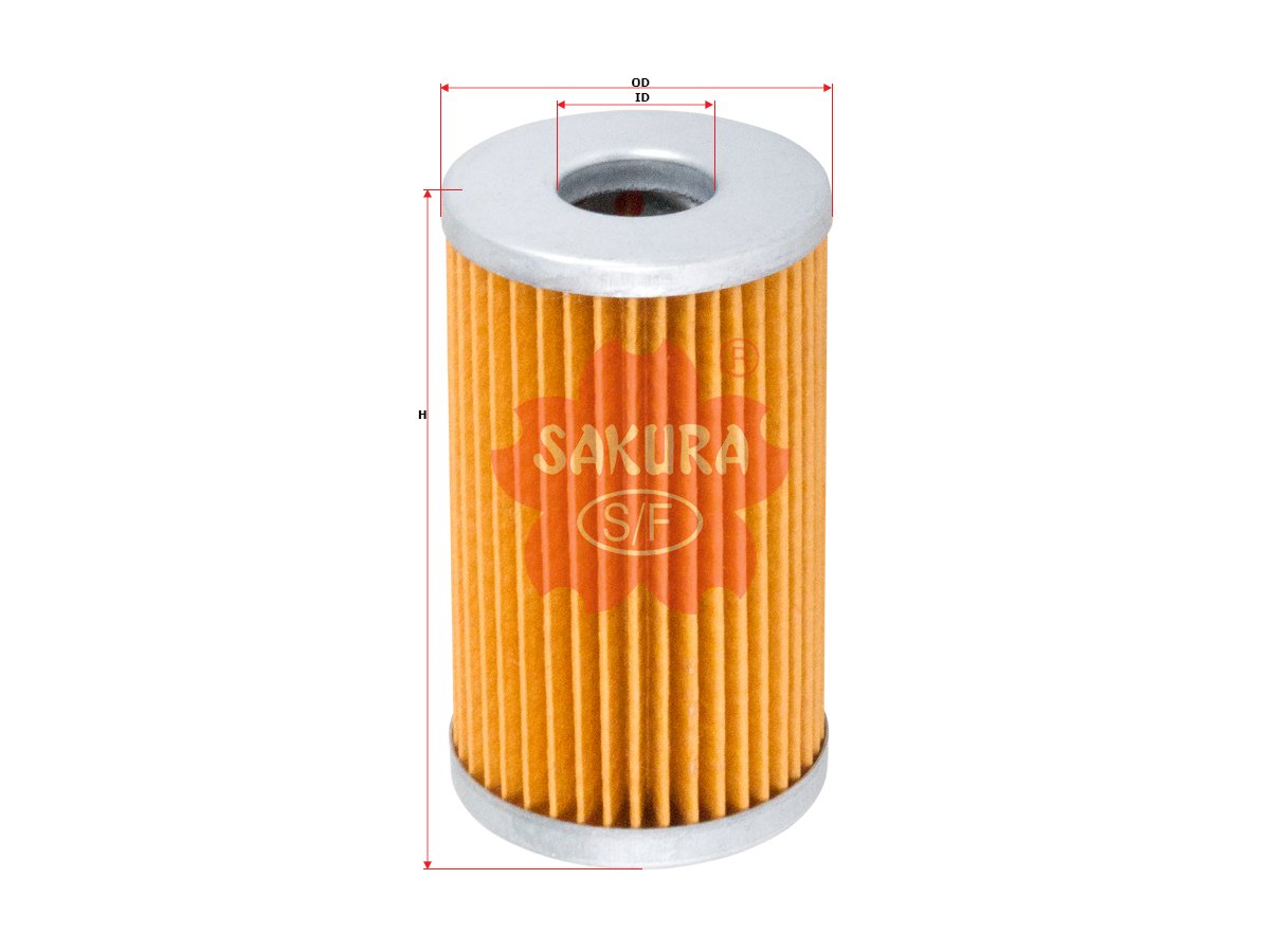 F5210 Filtro de combustible SAKURA F5210 para AGCO, AKSA y 29 marcas más