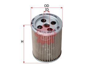 Filtro de combustible SAKURA F5505 para BLUEBIRD, CATERPILLAR y 5 marcas más