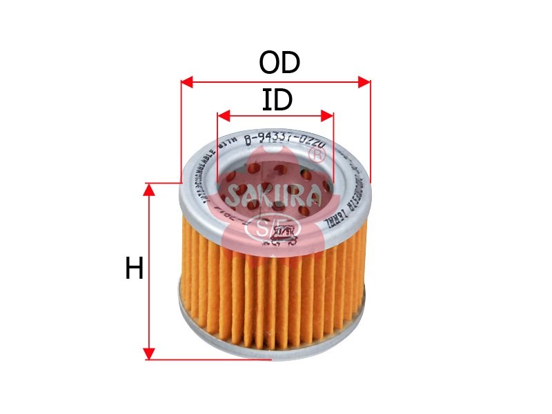 F7914 Filtro de combustible SAKURA F7914 para HITACHI