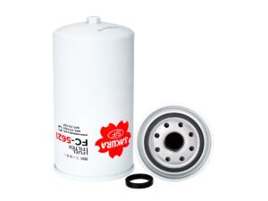 Filtro de combustible SAKURA FC5621 para KOMATSU, LOVOL y 2 marcas más