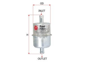 Filtro de combustible SAKURA FS1901 para FORD, ISUZU y 2 marcas más