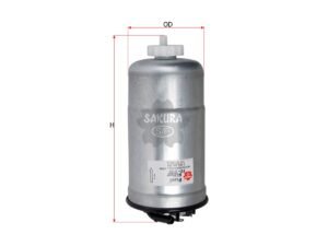 Filtro de combustible SAKURA FS3103 para AUDI, SEAT y 2 marcas más