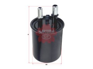 Filtro de combustible SAKURA FS65080 para CHEVROLET y MG