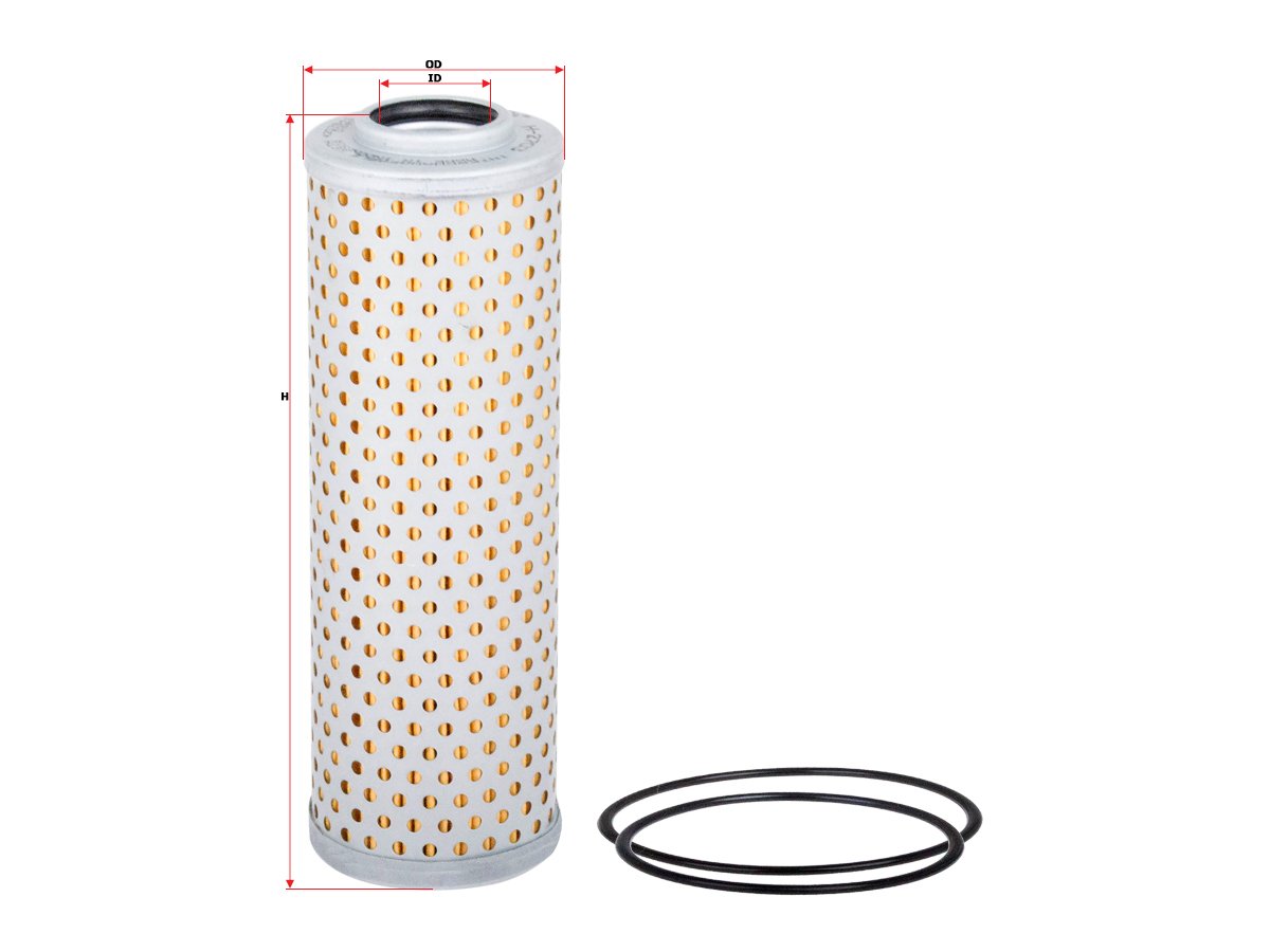 Filtro de aceite hidráulico SAKURA H2703 para FIAT, FIAT HITACHI y 3 marcas más