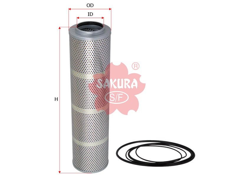 Filtro de aceite hidráulico SAKURA H2704 para DAEWOO, DOOSAN y 3 marcas más