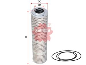 Filtro de aceite hidráulico SAKURA H2705 para HITACHI
