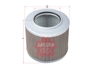 Filtro de aceite hidráulico SAKURA H2706 para FIAT HITACHI, HITACHI y 6 marcas más