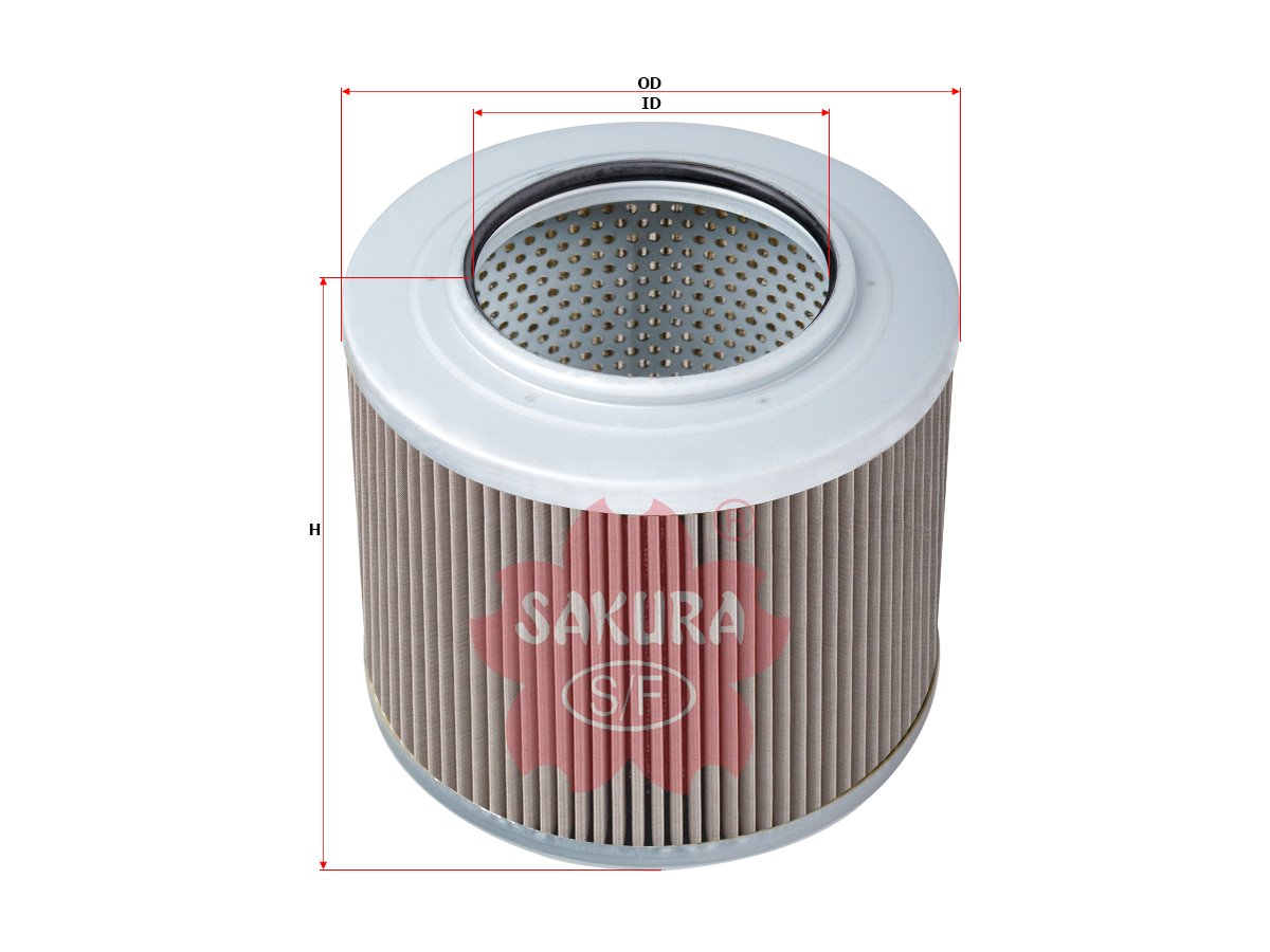 Filtro de aceite hidráulico SAKURA H2706 para FIAT HITACHI, HITACHI y 6 marcas más