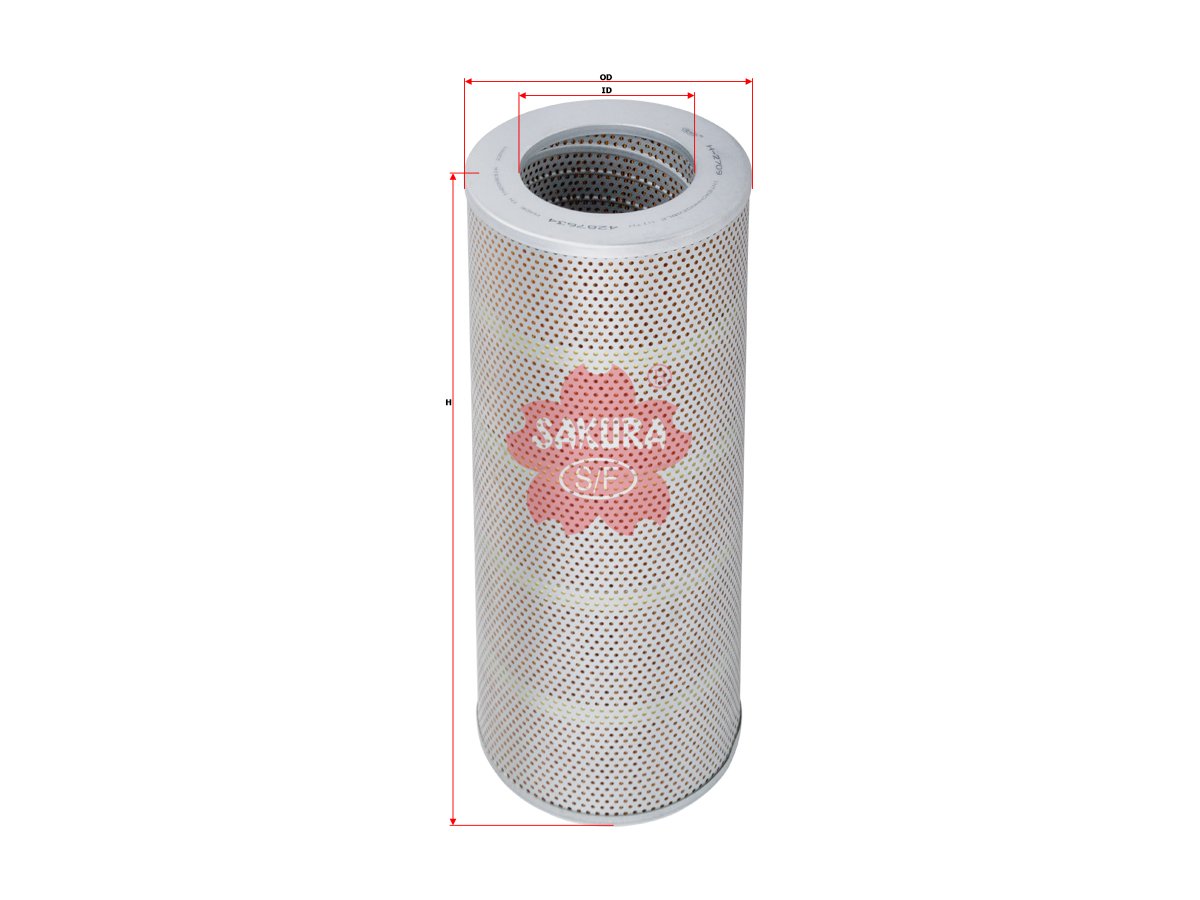 Filtro de aceite hidráulico SAKURA H2709 para FIAT HITACHI, HITACHI y 4 marcas más