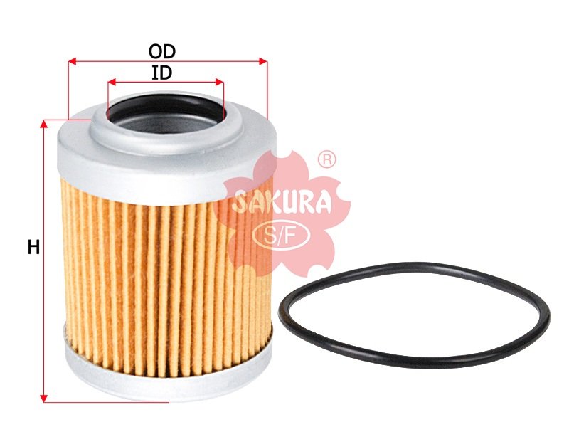 Filtro de aceite hidráulico SAKURA H2712 para FIAT HITACHI, HITACHI y 3 marcas más