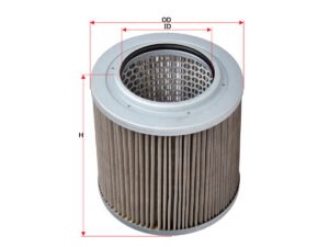 Filtro de aceite hidráulico SAKURA H2716 para HITACHI y VOLVO CONSTRUCTION EQUIPMENT